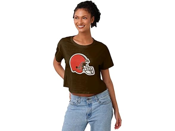 FOCO Browns Women's Browns Crop Top (XXL)