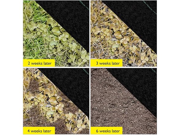 Ctystallove 5oz Weed Barrier Landscape Fabric