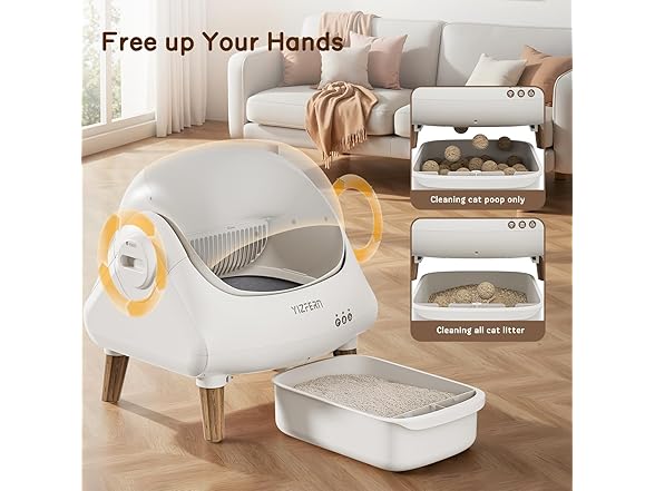 YIZFERN BC5876260161812 Self Cleaning Litter Box