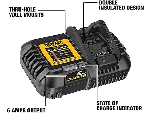 DEWALT DCB606C 6Ah 20V/60V MAX Battery/Charger