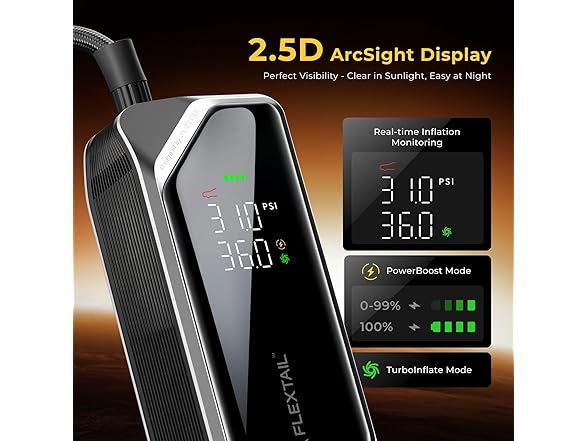 FLEXTAILGEAR Portable Tire Inflator