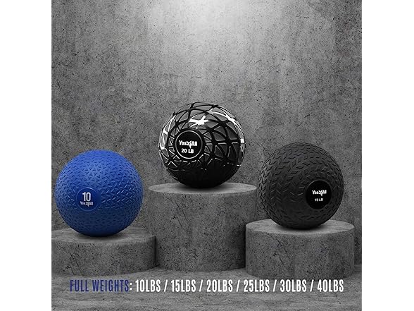 Yes4All Slam Balls, 30lb Medicine Ball