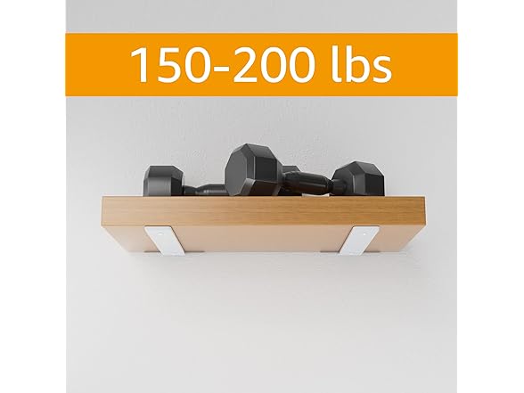 ZGO Floating Shelf Brackets, 8 inch, 6 pack