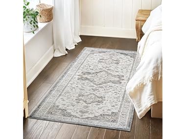$12.99 Marsail 3'x5' Machine Washable Area Rug dealfomo