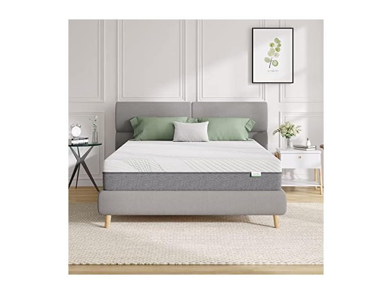 Novilla Queen Size Mattress in a Box, 10 Inch Gel