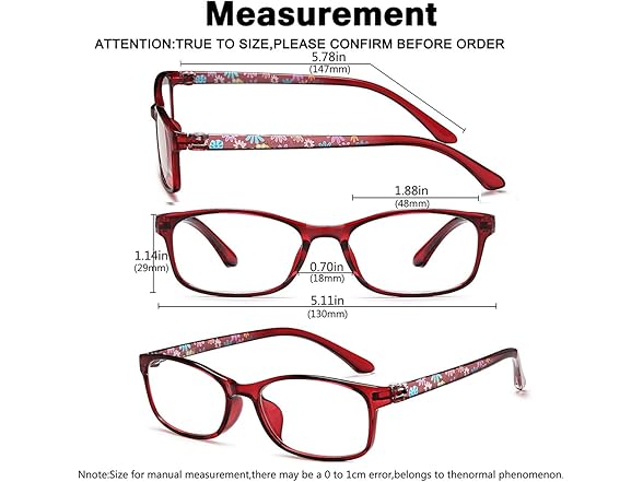Women's Blue Light Reading Glasses 2-PK