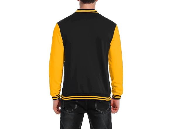 Coofandy Men (L) Fashion Varsity Jacket Jackets