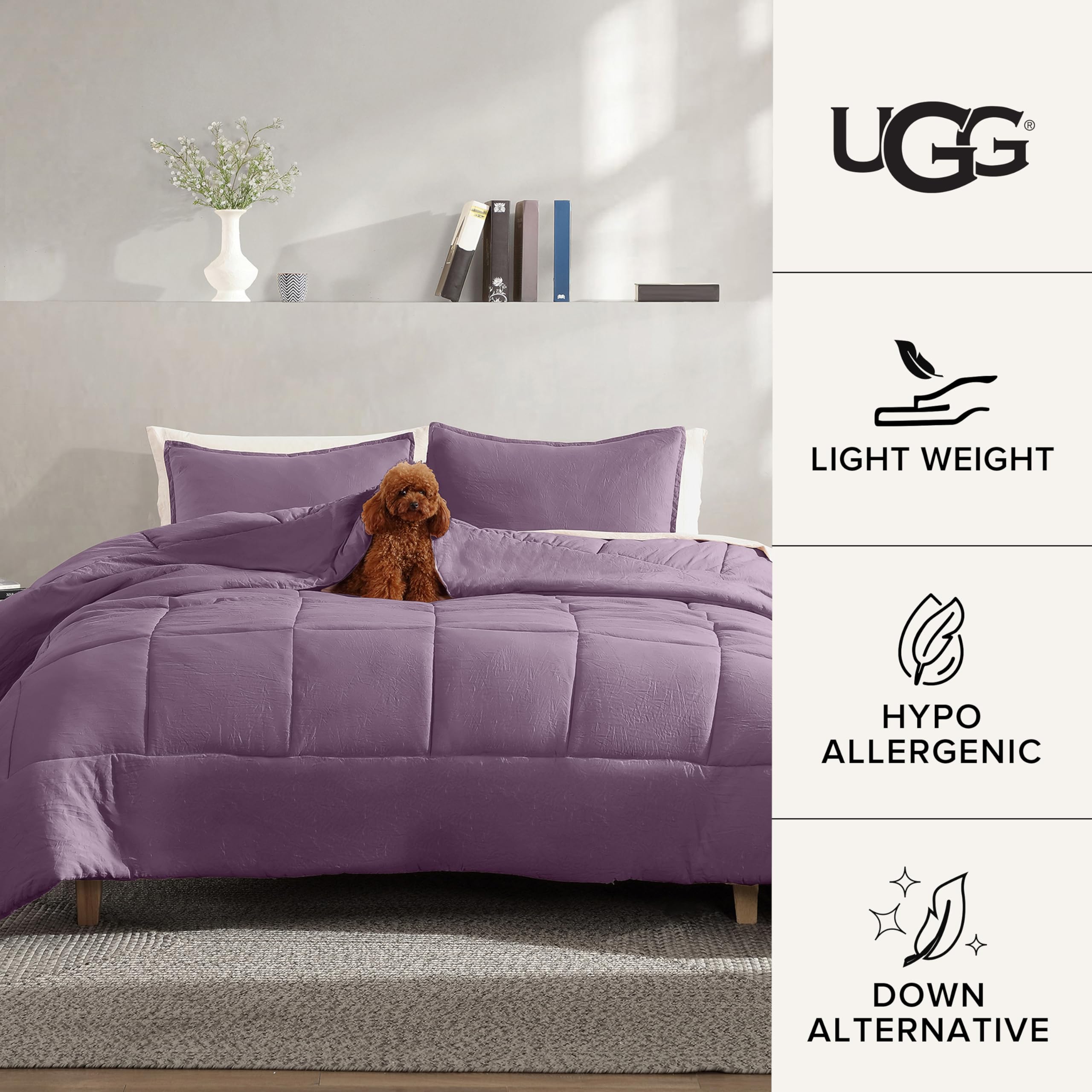 UGG Leonora Lightweight Comforter Set - Gallery 15