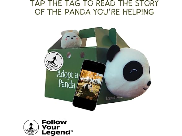Follow Your Legend Bobby The Panda Plush