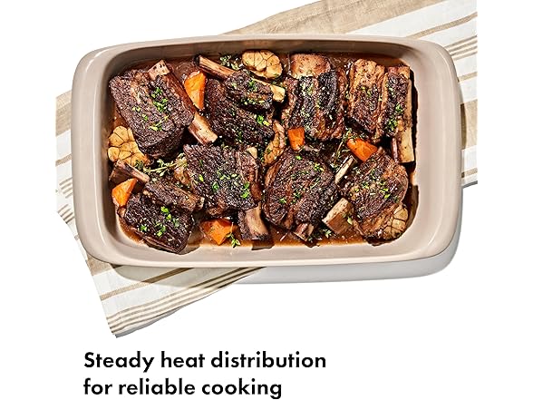 OXO Good Grips 3 Qt Rectangular Stoneware Baking Dish – Biscuit