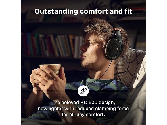(NEW) Sennheiser HD 505 Wired Open-Back Audiophile Headphones