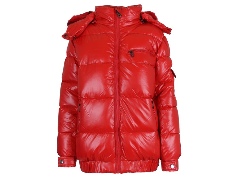 Spire By Galaxy WC-----SPL-2400 - RD - S Small Womens Heavyweight Bubble Jacket Red