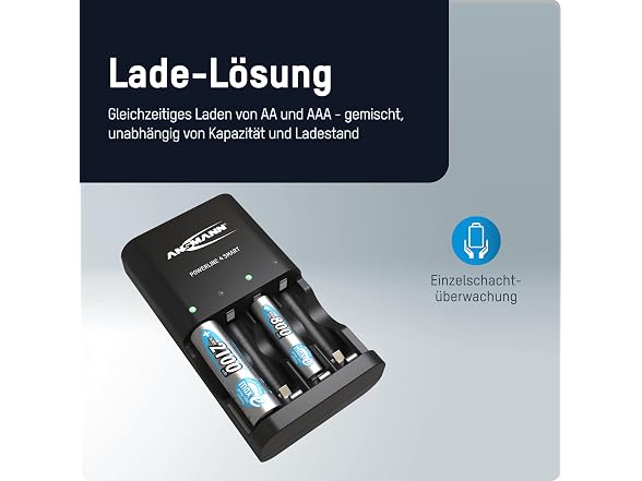 ANSMANN 4x NiMH AA/AAA Battery Charger