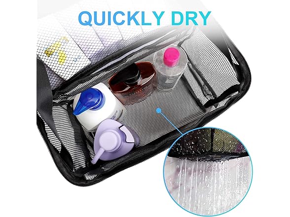 NOBLIGOAL Mesh Shower Caddy Bag