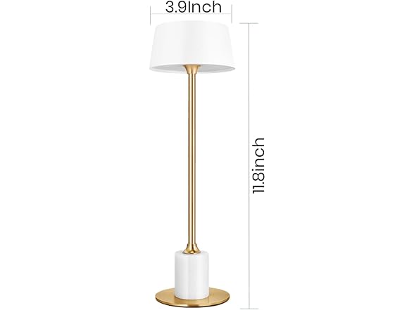 TIDATIK Cordless Table Lamp
