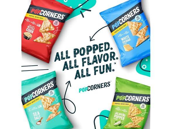Popcorners Popped Corn Snacks