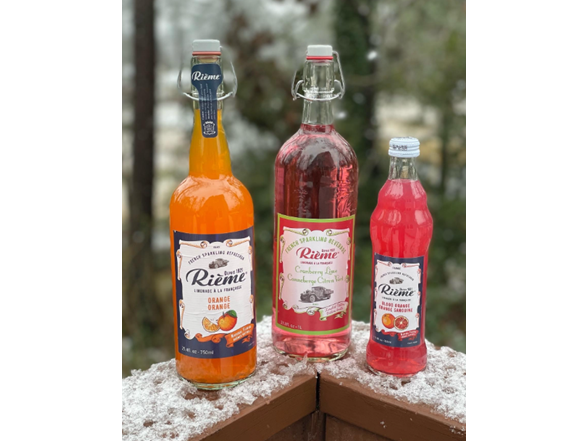 (4pk) Rieme Sparkling French Limonade, Cranberry Lime