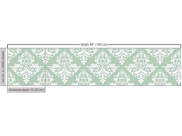 Ambesonne Damask Fabric by The Yard,