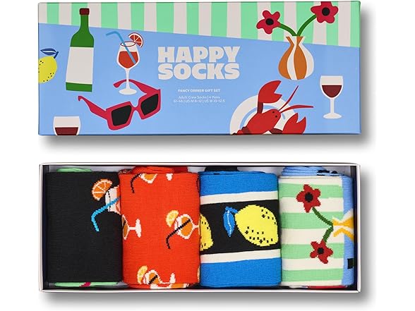 Happy Socks Unisex Fancy Dinner Set