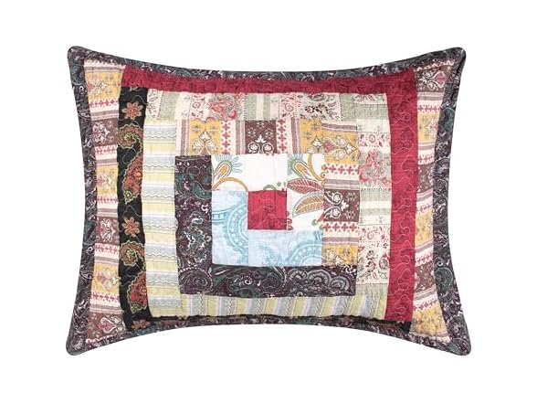 Greenland Home Colorado Lodge Patchwork Pillow Sham