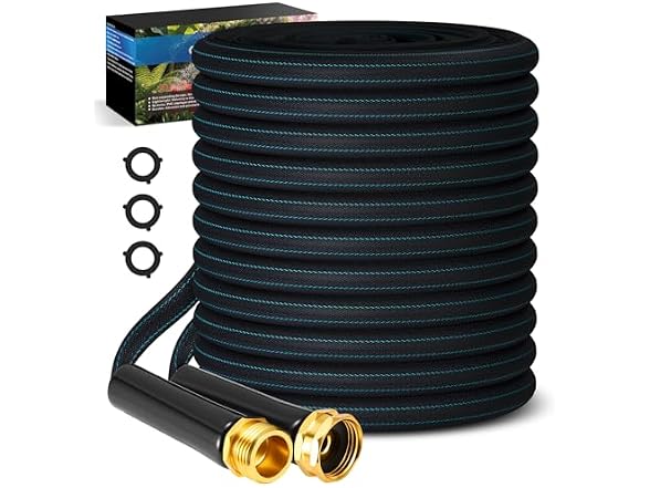 CXEZSIK 50ft Lightweight Garden Hose
