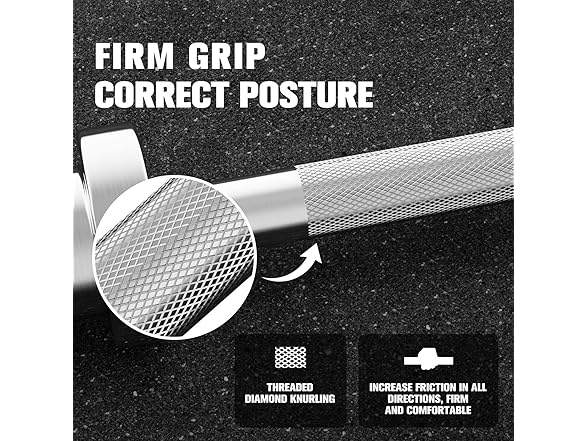 RITFIT Olympic Barbell Bar | 4Ft | 2In