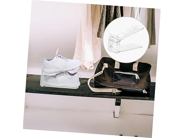 MUELODSIC 2pcs Shoe Slot Rack Storage