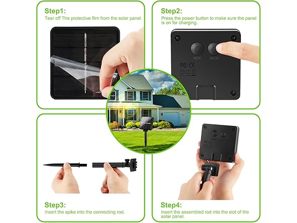 Brightever Solar String Lights, 6-Pack