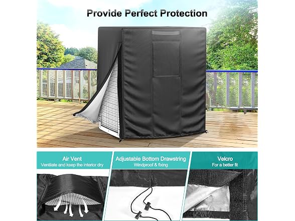 BROSYDA Central Large AC Cover (24"x24"x30")
