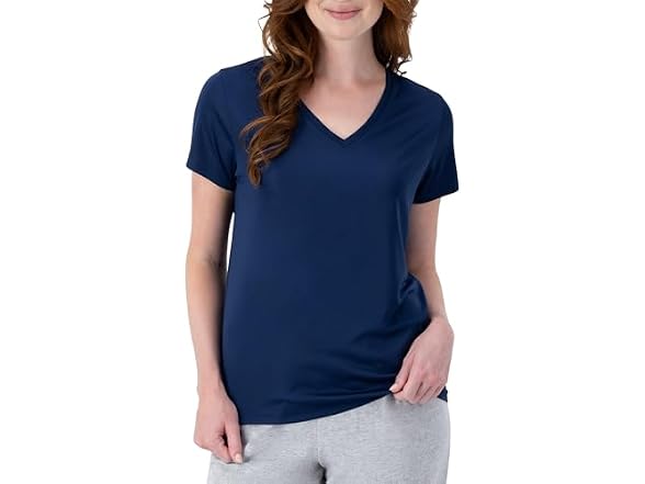 Hanes Women Dri Performance V-neck T-shirt