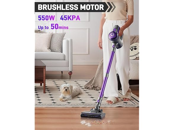 FUNCCUBE Cordless Vacuum Cleaner, Stick Vac