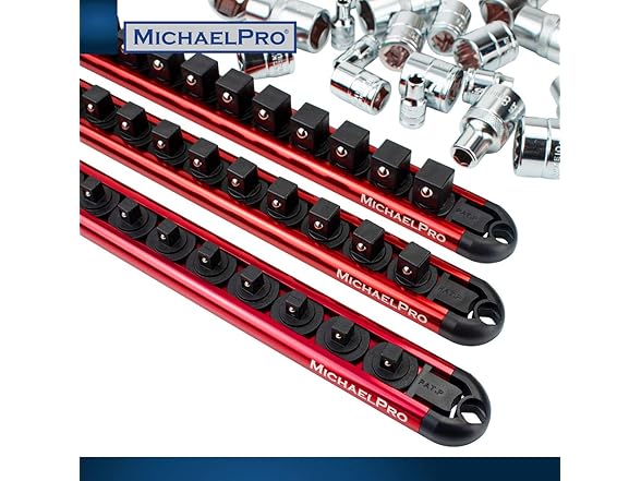 MichaelPro MP014001 3-Pc Socket Organizer Rail Set