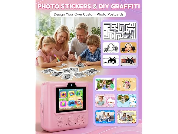Kids Camera Instant Print