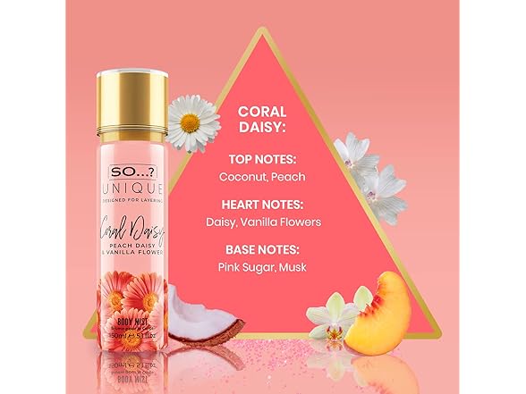 So…?...? Unique Coral Daisy Body Mist 5.1 oz