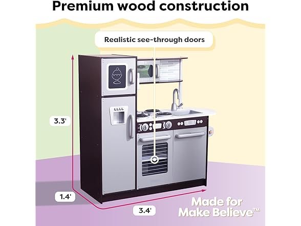 KidKraft Uptown Espresso Play Kitchen