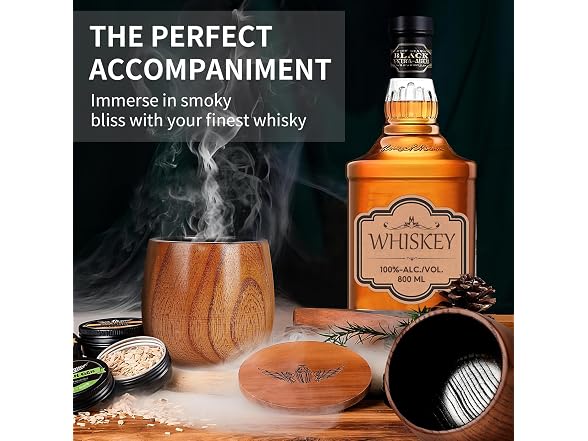 Mieaoll Charred Whiskey Glasses 2-Pack - Gallery 4
