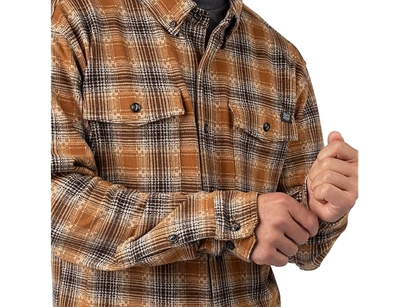 Field Stream Mens Bushveldt Plaid Knit Shirt