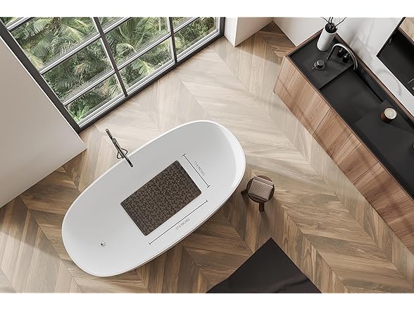 Splash Home Axess Bathtub Mat Non-Slip