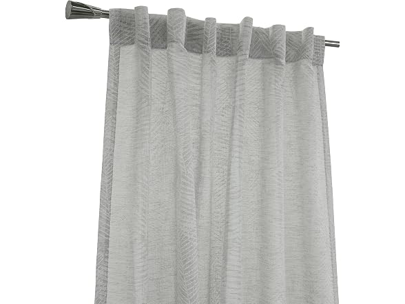 LOFT LIVING Light Filtering Dual Header Curtain