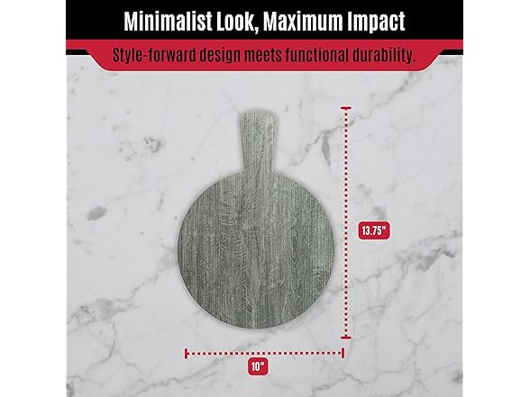 Tablecraft 12451 Round Serving Paddle with Handle