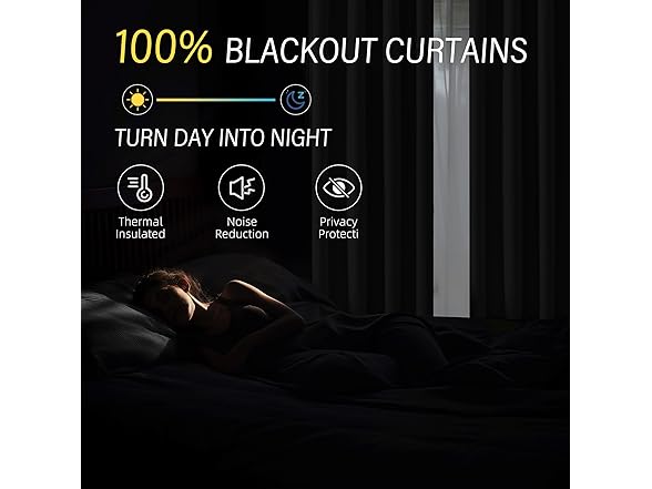 100% Blackout Greyish Beige Curtains