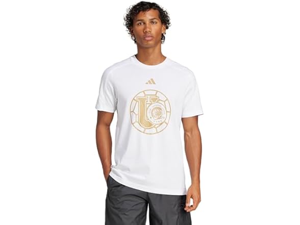 adidas Mens Tigres UANL DNA Graphic T Shirt