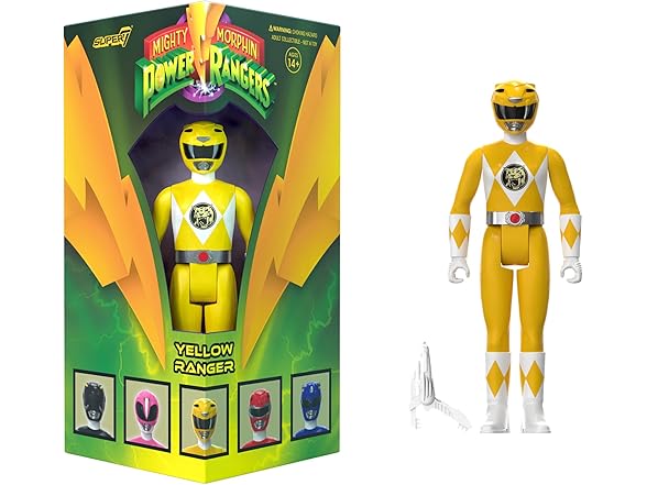 Super7 Mighty Morphin Power Rangers Yellow Range