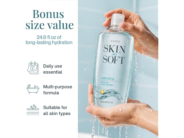 AVON Skin So Soft Original Bath Oil 24.6oz