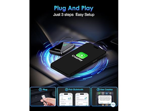 ASOUNY Wireless CarPlay Adapter