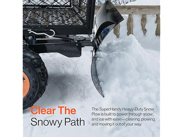 SuperHandy Snow Plow Attachment