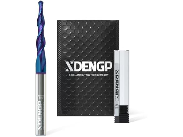 XDENGP Spiral Tapered Ball Nose Spiral