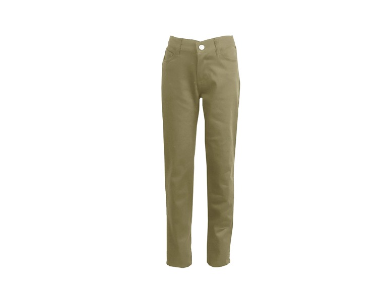 Girls Stretch Pencil Uniform Pants