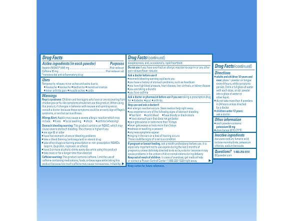 BC Original Headache Relief Powder Dual Action