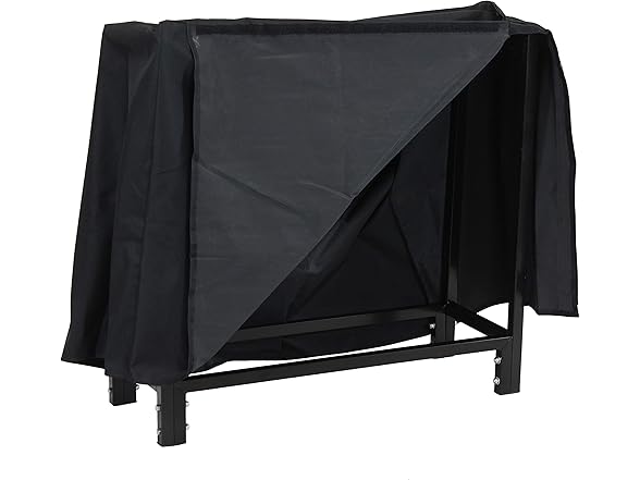 Sunnydaze Firewood Log Rack with Cover 30"